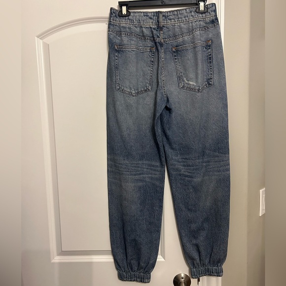rag & bone Miramar Denim-Print Joggers - Picture 2 of 4